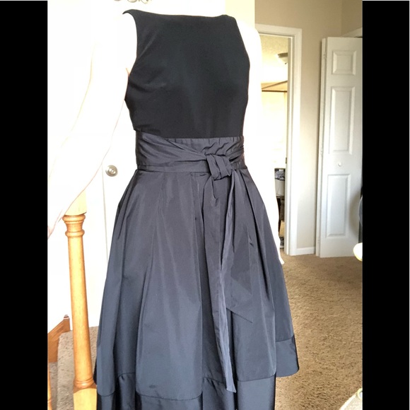 ralph lauren taffeta dress